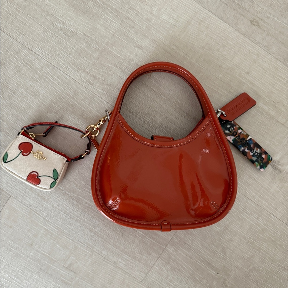 Coach Red Patent Leather Women's Bag